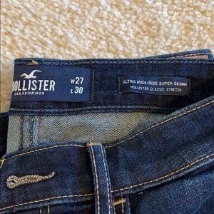 Hollister jeans ultra high rise skinny